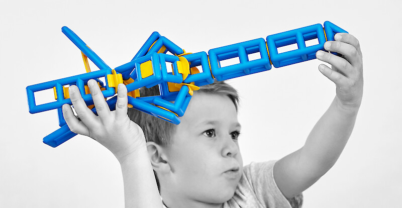 plasticant mobilo GmbH | ECO BUILDER | 92 éléments durables pour 1-3 enfants - high quality made in Germany